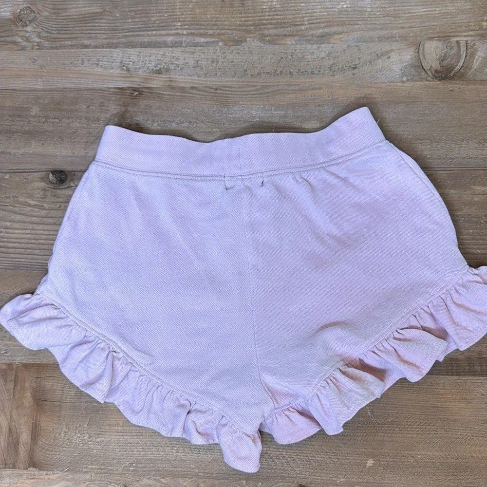 Ralph Lauren Girls Ruffled Cotton Mesh Shorts Size M (8-10)